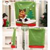 Home Xmas Santa Claus Snowman Chair Back Covers Chair Cover Christmas Decoration New Year Decor