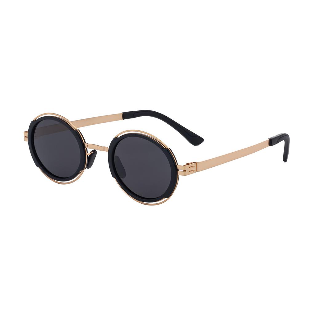 JYL TS Men's Round Polarized - Screwless Driving Outdoor Shades MY-98326