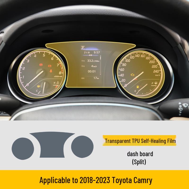 TPU Protective Film for 18-25 Toyota Camry Central Control Screen