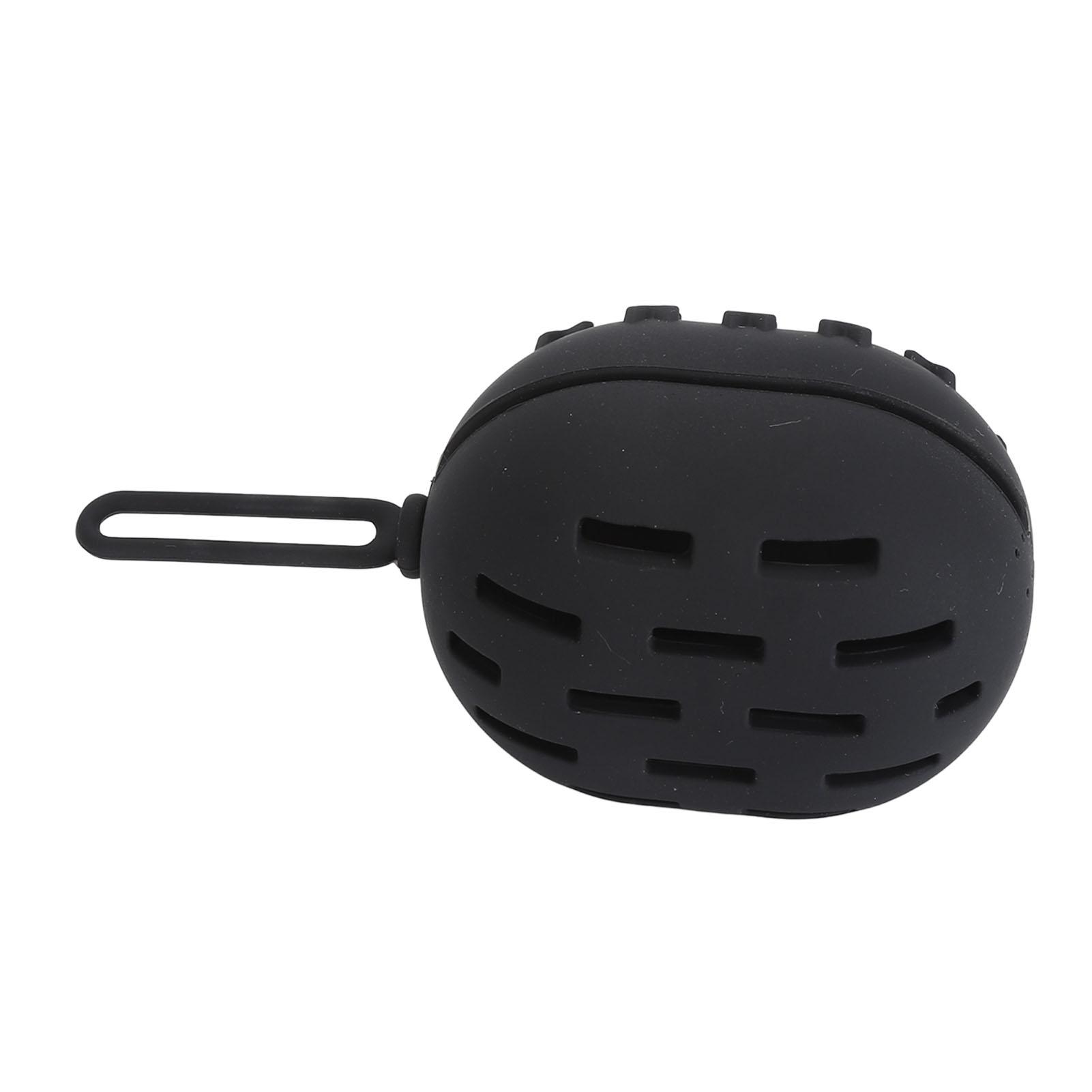 

Makeup Sponge Case Silicone Hollow Design Portable Powder Puff Sponge Storage Holder for Home чорний