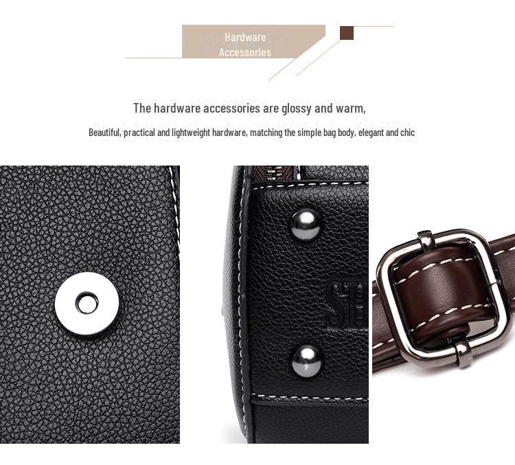 Genuine Leather Women's Fashion Tote: 2025 Versatile Large Capacity Shoulder & Messenger Handbag