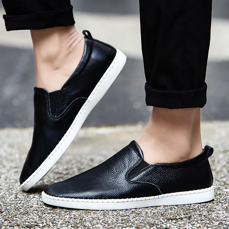 Mode Luxus Handgefertigt Leder Herren Slipper Mode Slip-on Freizeitschuhe für Herren Business Schuhe Mokassins Italienische Laufschuhe Fahrschuhe