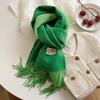 Warm Imitation Wool Scarf Two-sided Winter Long Shawl Classic Cashmere Shawl  Autumn Winter