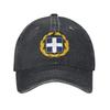 Baseballkappe Wappen von Griechenland Sommer y2k Coole Trucker-Kappe Unisex Unisex Individuell DIY Outdoor-Sport Atmungsaktiv Snapback-Kappe