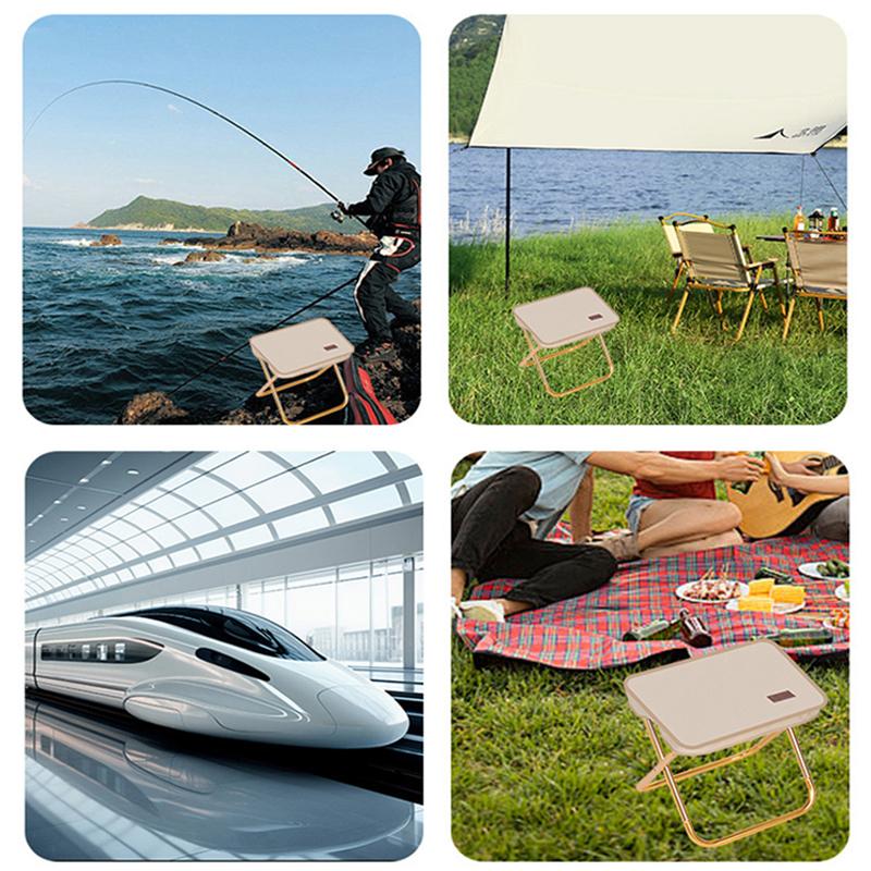 Scaun pliant portabil Scaun pentru pescuit de camping în aer liber Scaune de alpinism de camping ultra ușoare Picnic de călătorie Bbq Banca mică Mini scaun pliabil