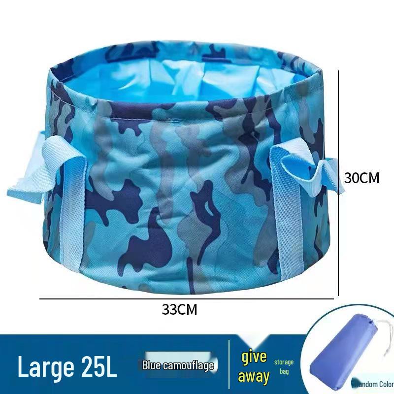 Large Capacity Travel Foot Bath: Portable, Foldable, High-Temperature Resistant Basin