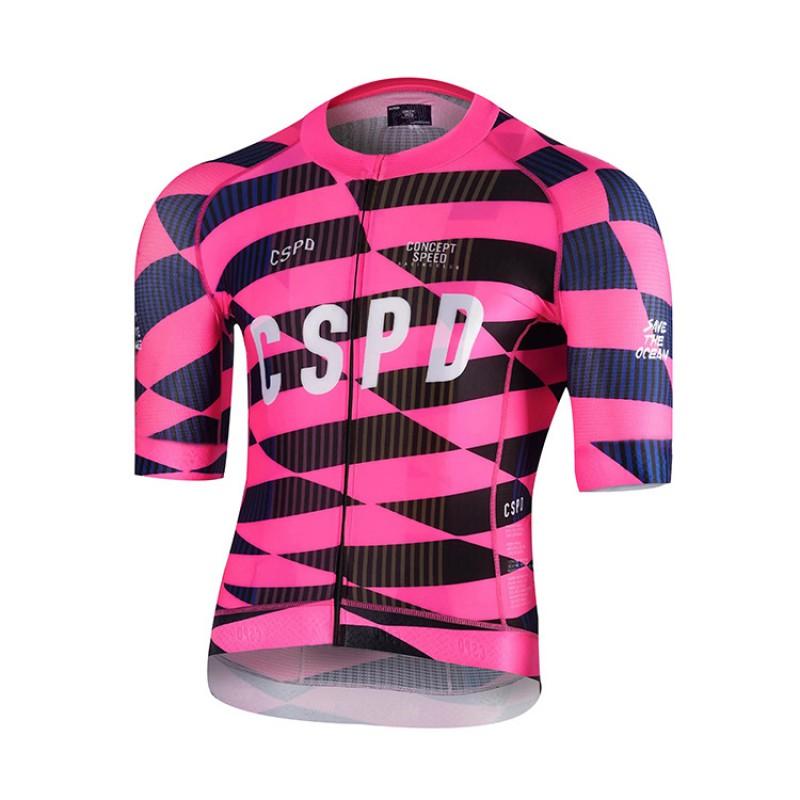 Unisex Cycling Jersey Short Sleeve Quick-Dry Breathable Road Bike Shirt Men Women Sport Wear