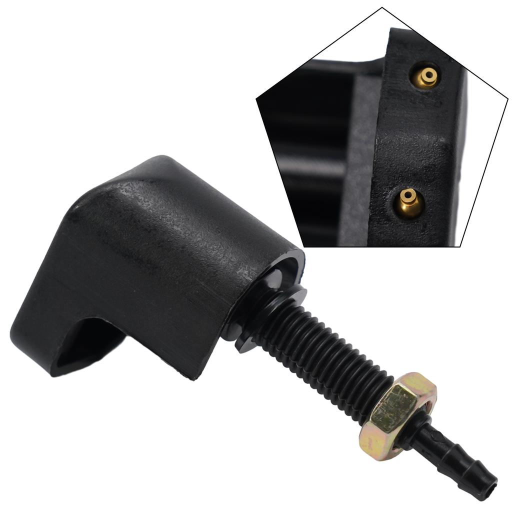 Car Dual Holes Windshield Windscreen Washer Jet Nozzles Water Fan Spout Cover Outlet Wiper Nozzle For Defender 90 110 AMR3025