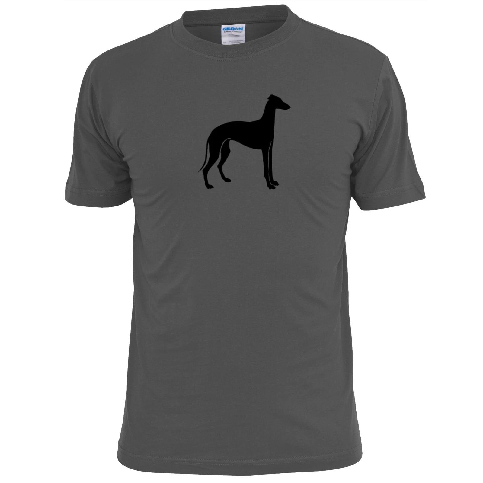 Mens Greyhound Dog Silhouette (v2) T shirt Pet Pooch XL