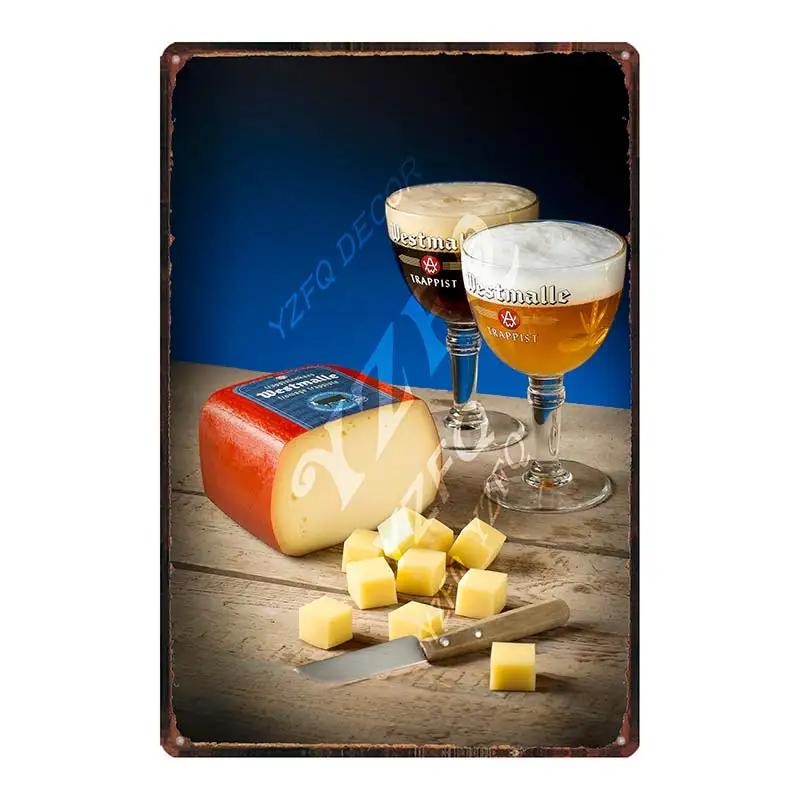 Belgian Beer Orval Metal Tin Signs Retro Shabby Chi Plates For Wall Bar Home Pub Art Kitchen Coffee Decor 30X20CM DU-8523B