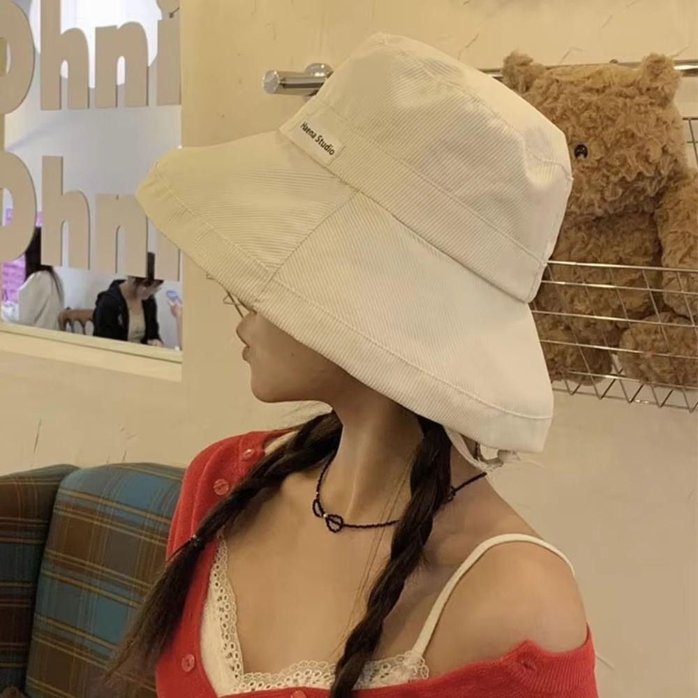 Wide Brim Fisherman Caps Candy Color Sun Hats Fashion Summer Cap Women
