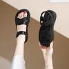 British style retro soft-soled sandals women's 2025 summer new sandals casual wear thin non-slip beach sandals