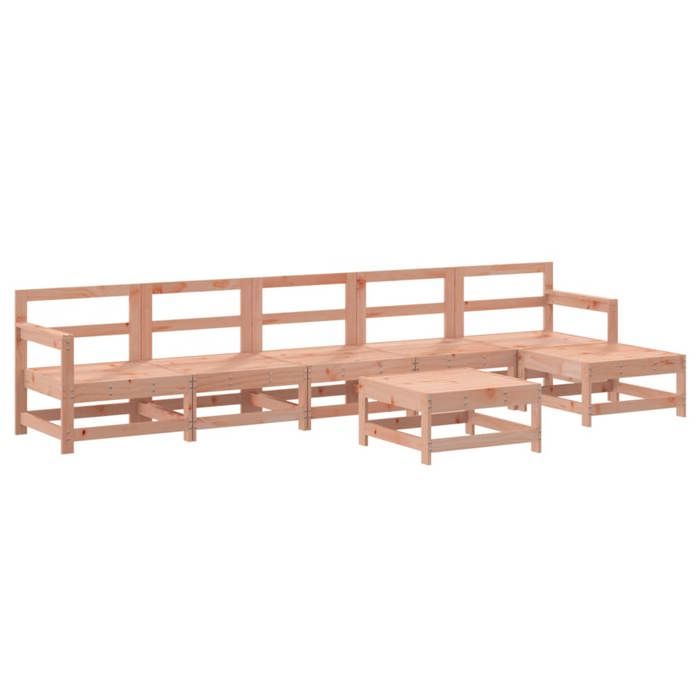 VidaXL Garden Lounge Set with Cushions 7 Pcs, Sofas with Backrest and Armrest, Furniture Set with Coffee Table Patio 3185974