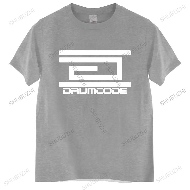 T-shirt męski bawełniany topy Drumcode Records,Adam Beyer,Szwedzki Techno,Slam,Joey Beltram,Maceo Plex Nadruk Czarny męski t-shirt rozmiar euro