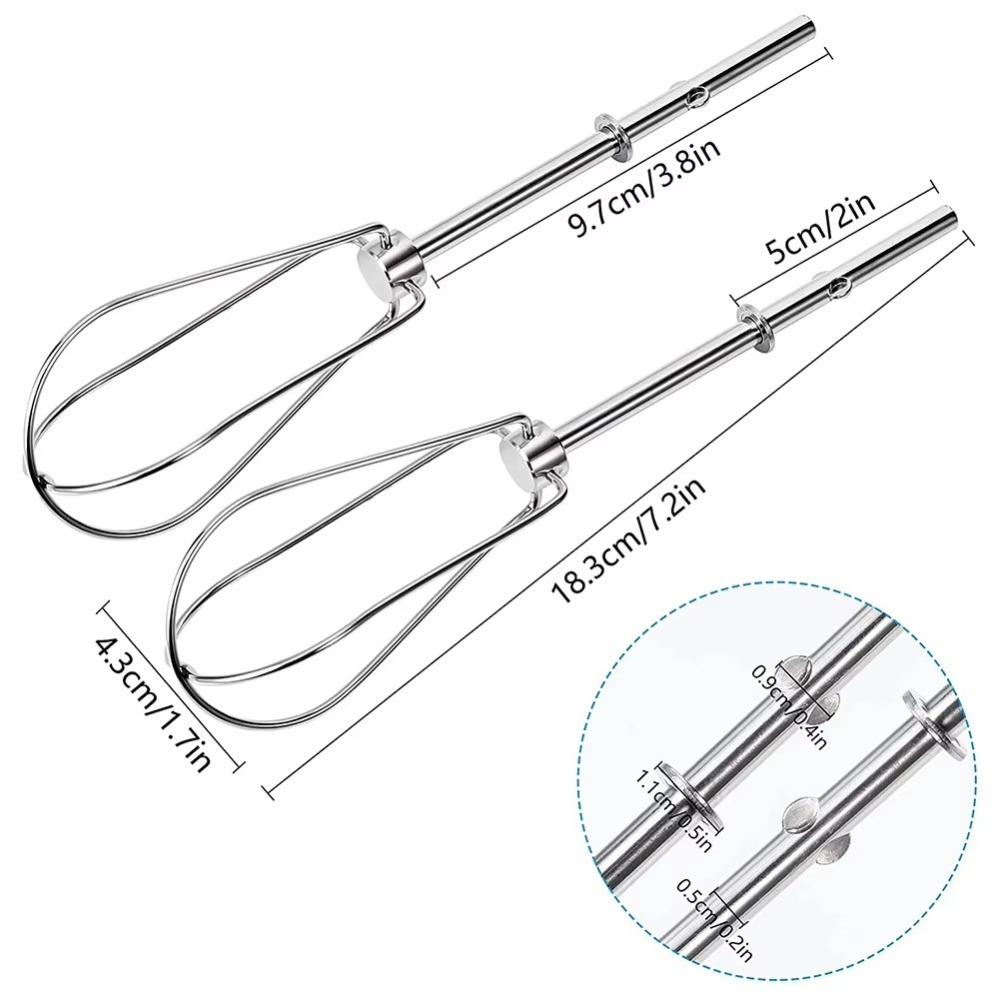 W10490648 Electric Whisk Accessories Stainless Steel Kitchen Food Mixing Tool