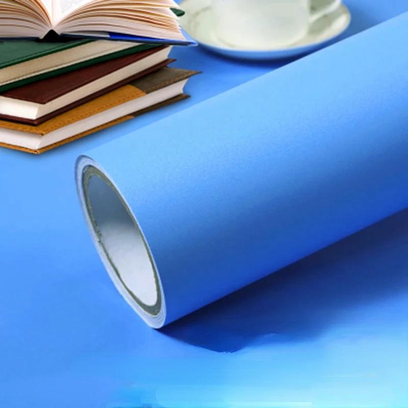 Pearl White DIY Decorative Film PVC Self Adhesive Wall Paper Furniture Renovation Stickers Kitchen Cabinet Waterproof Wallpaper
