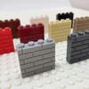 Non-Toxic 100Pcs Building Block Simulation City Moc Wall Brick Building Block Model Building Accessories Castle Construction Kids Toys