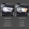 16-23 Toyota Tacoma LED DRL Turn Signal Headlight Assembly