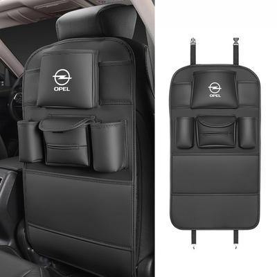 Sac de Rangement Organisateur de Dossier de Siège de Voiture en Cuir Protection Anti-coup Anti-rayures Pour Astra Grandland Corsa Mokka Frontera Insignia
