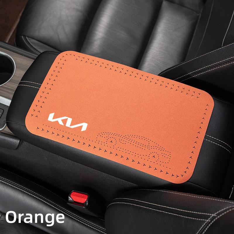 Center Console Armrest Cover Pad Auto Universal Decor Box Protector Soft Waterproof For Kia Rio 3 4 K2 K3 X-Line Car Accessories CF5