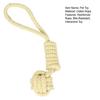 Dog Cotton Rope Toy Rope Knot Ball Chew Toy Interactive Tug-of-War Rope Toy with Grip Ring for Dogs Teeth Cleaning Boredom Relief