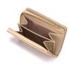 en wallet with brand shopper 480453 Luxembourg mini Gray Beige exclusive [Lanvin Bleu] Gift-wrapped bi-fold bag, wallet, L-shaped zipper, women's
