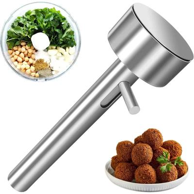 Falafel Löffel Maker Werkzeuge Edelstahl Professioneller Falafel Maker Antihaftbeschichteter Falafel Fleischbällchen Löffel Form Küchenzubehör