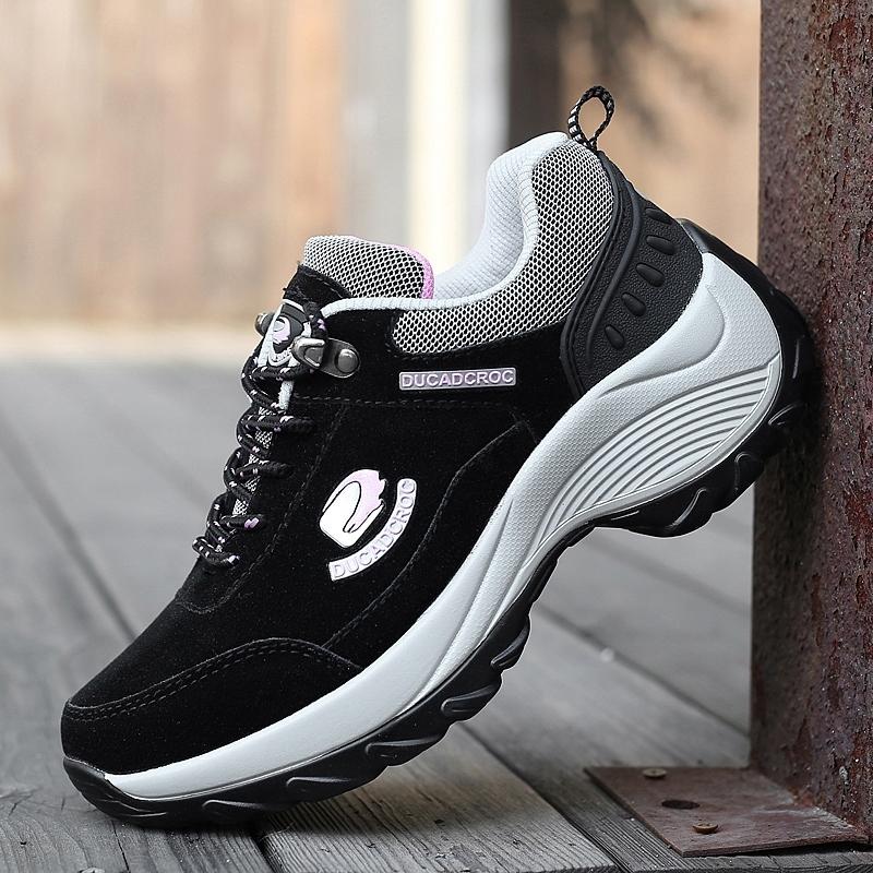 

Зимние женские повседневные кроссовки из искусственной замши, плюшевые теплые туфли для женщин, кроссовки на нескользящей платформе, кроссовки Zapatillas Mujer 41