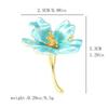 1 Stück Kreative Mehrzweck-Emaille-Brosche DIY 2 Farben Blume Blumenbrosche Kirschblüten-Anstecker