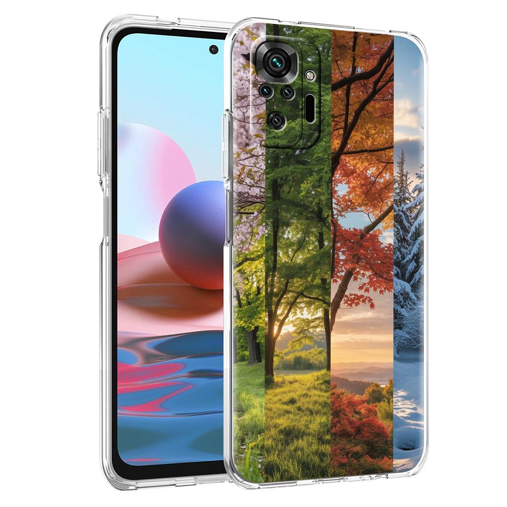 Phone Case For Xiaomi Redmi Note 15 14 5G 13 12 10 11 Pro Plus 4G 14C 13C 12C Soft TPU Cover Beautiful Nature Forest Tree