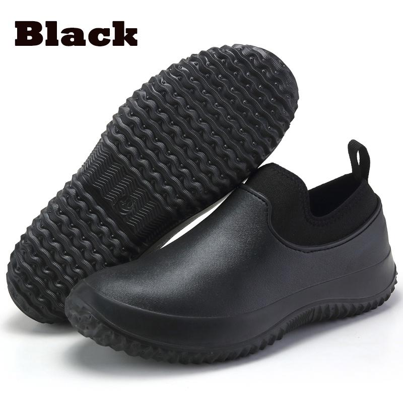 Scarpe da Lavoro Unisex Impermeabili Resistenti all'Olio Slip-On per Cucina Giardino Ristorante Chef Lavoro Medico Zoccoli Antiscivolo di Sicurezza per Uomo Donna