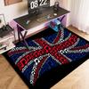 1pc British flag Carpet Rug for Living Room Bedroom Home Sofa Decoration,Kids play Non-slip Floor Mat