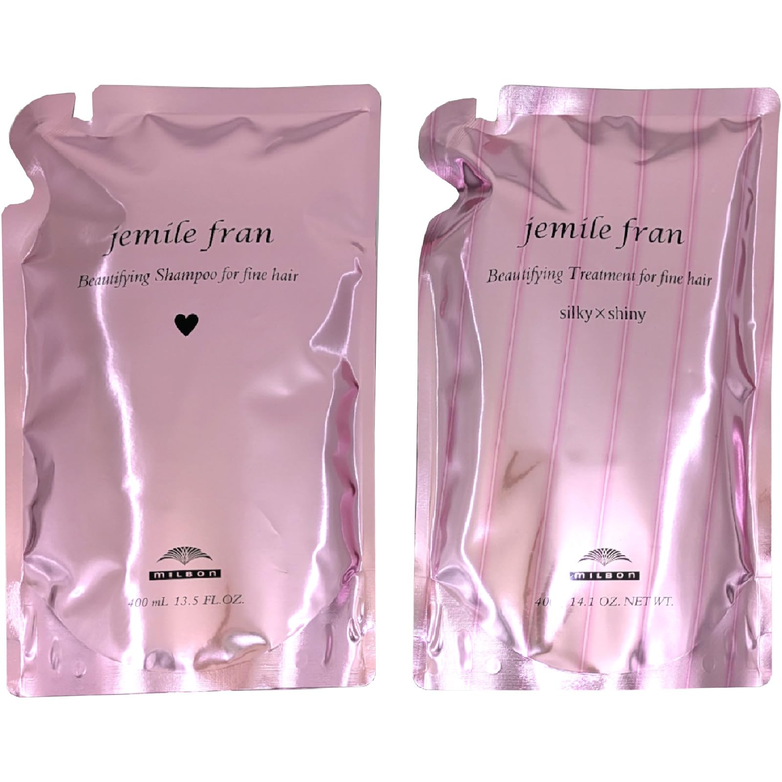 

Bulk Milbon Jemilefran Shampoo Heart H 400ml Treatment Silky Shiny 400g Refill Set Yamalife Original Purchase + [Includes Tissues]