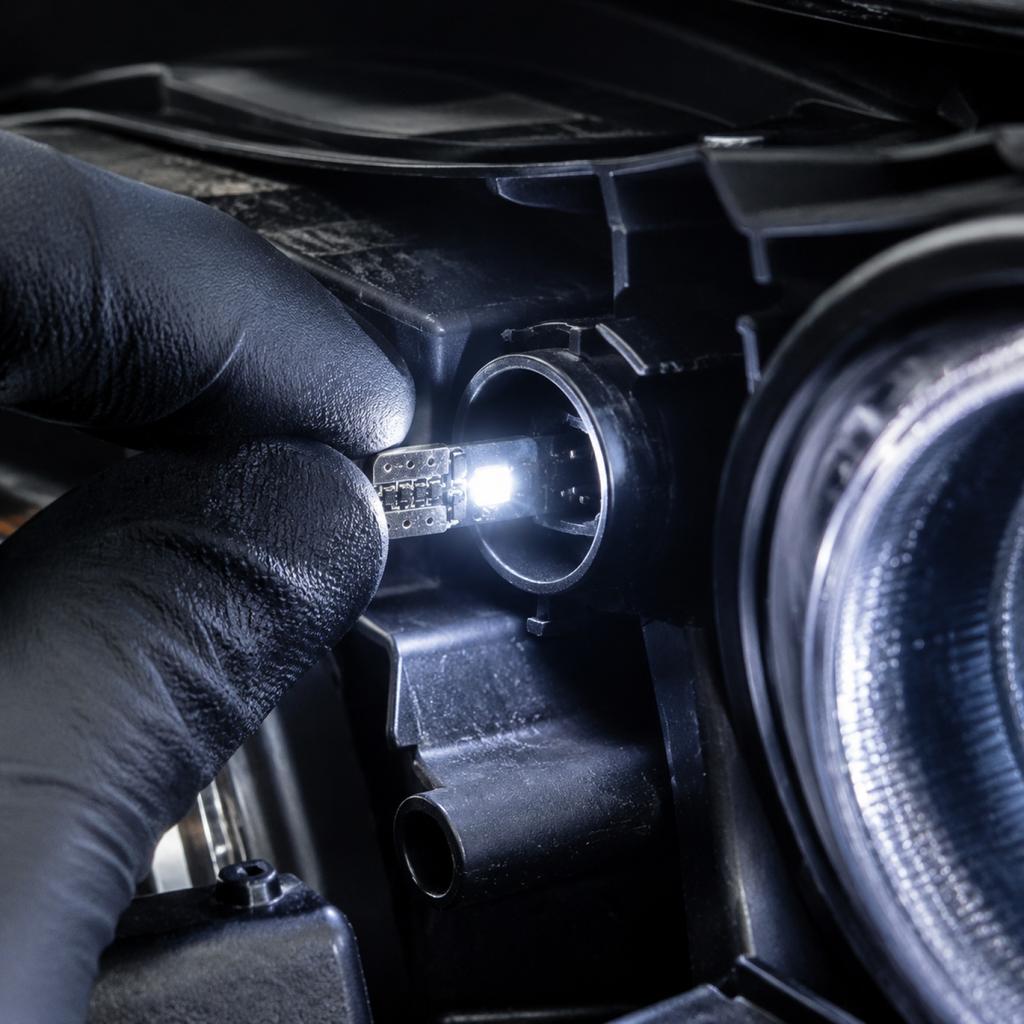 W5W T10 LED Canbus Bulbs Interior Car Lights Compatible with BMW E Series Vehicles Digital Print Pattern Randomly Provided