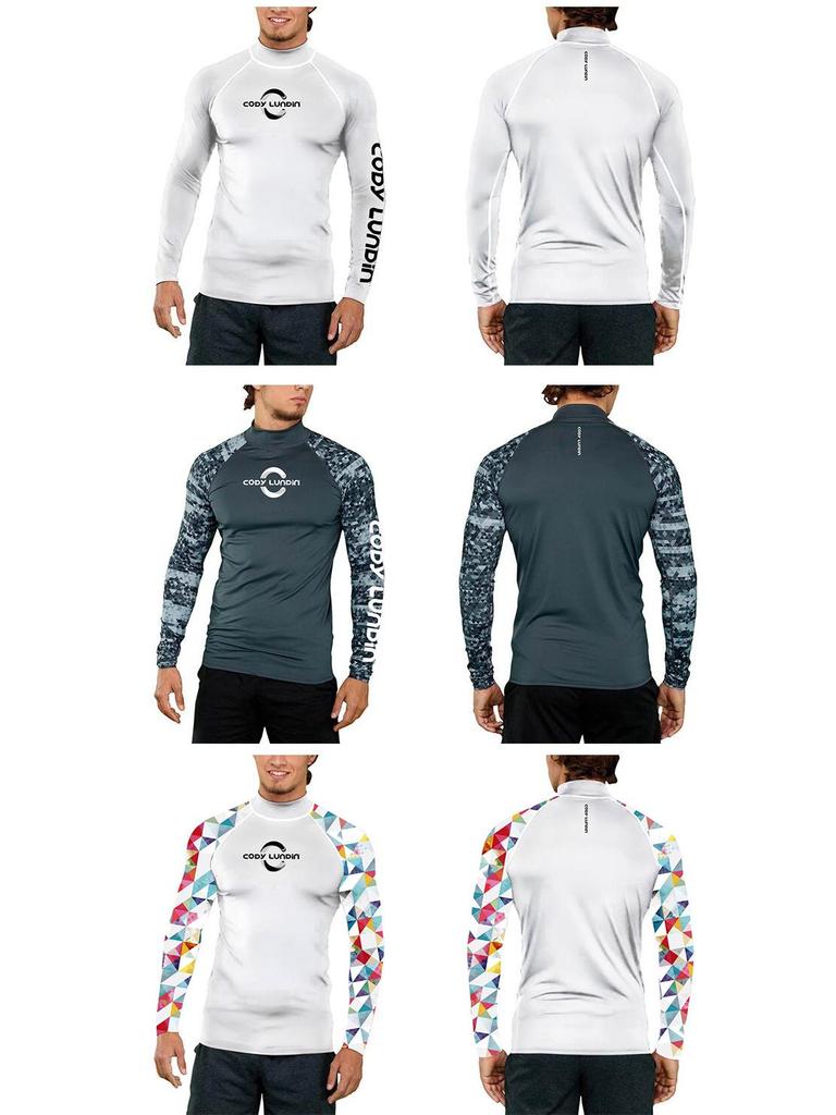 Herren Langarm Schnelltrocknendes Sportshirt, UV-Schutz für Laufen, Basketball, Training und Outdoor-Angeln.