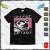 Live Fast Eat Trash Animal Funny Raccoon T-Shirt Unisex Unisex T-Shirt