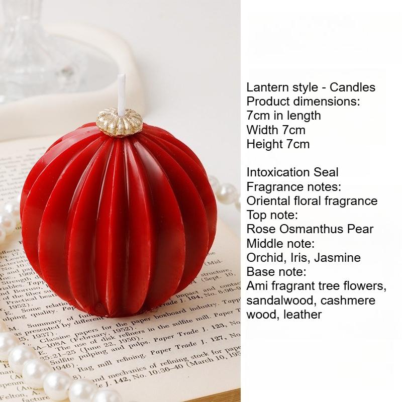 Рождественский шар, декоративный фонарь для создания атмосферы, ароматическая свеча в форме шара, сферическая ароматическая свеча