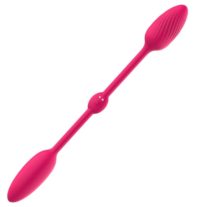 Double Dildo Anal Vibrators for Women Wearable Panties G Spot Clitoris Stimulator Butt Plug Vibrating Eggs Sex Toys for Couple