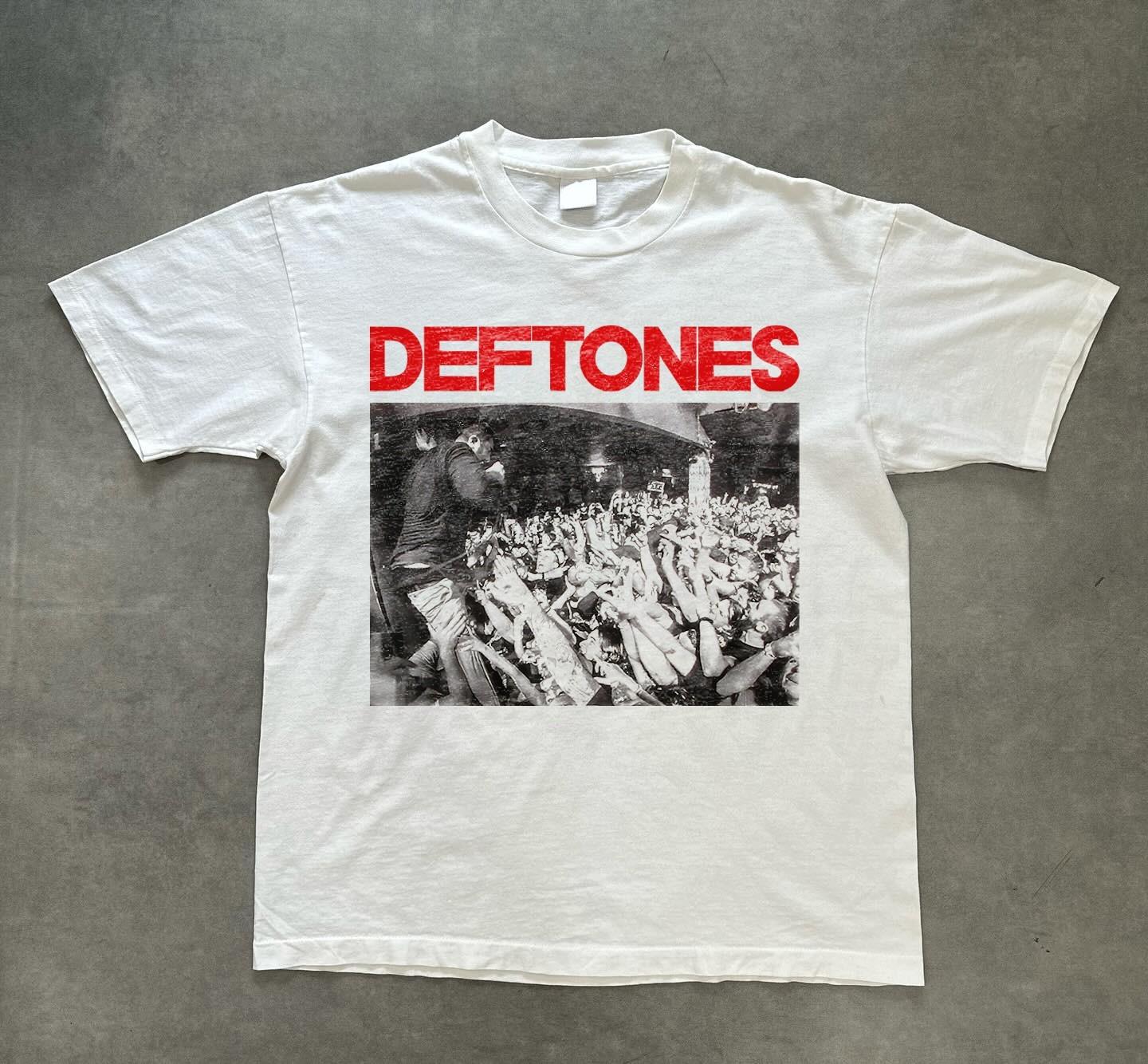 Deftones Chino Moreno Live Concert White Unisex T-shirt Size S-5XL M