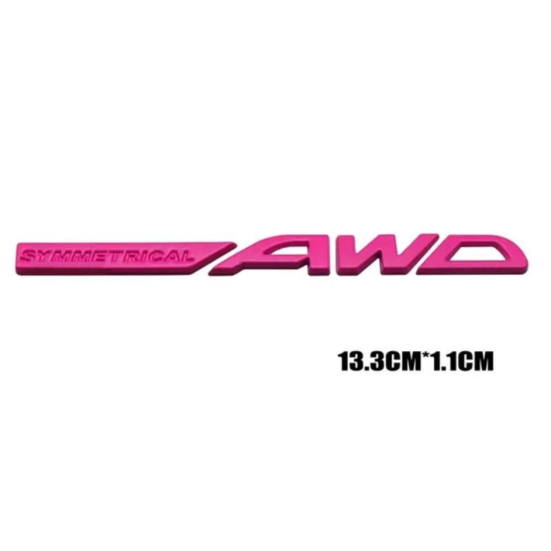 Car Body Sticker Auto Trunk Decorative Badge Decal for SYMMETRICAL AWD Emblem LEVORG STI TRIBECA WRC WRX XV ASCENT
