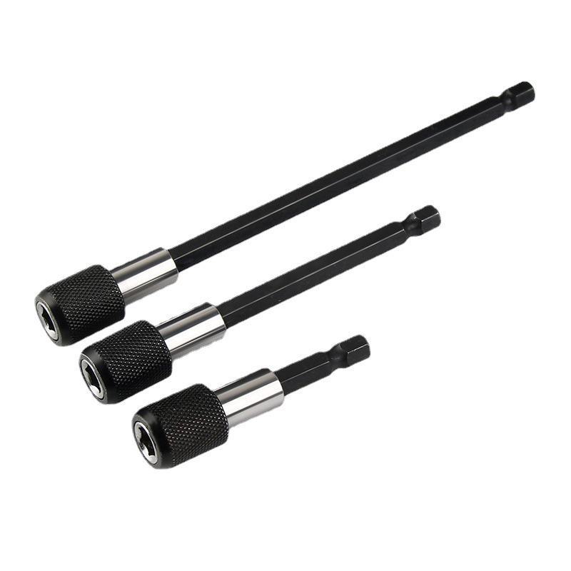 Umrüsthülsenadapter für Elektroschrauber von Sechskant- auf Vierkantstange.