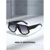 Wide-leg cat-eye sunglasses, large frame, sun protection sunglasses