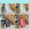 Casual Girl Backpack With Embroidery For Travel And School Use