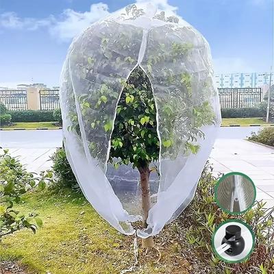 Grote Fruitboom Tuinnet Afdekking met Trekkoord Tuin Insectennet Transparant Vogel Plant Barrière Scherm