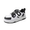 Student Sports and Leisure Little White Shoes Women's 2025 New Spring Versatile Black and White Panda Shoes Platform Heightening Board Shoes
