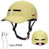 One-Piece Brim Cycling Helmet Bike Scooter Skateboard Roller Skating Commute