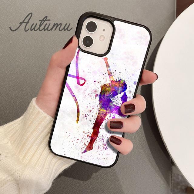 Pouzdro na telefon Dance Gymnastics pro iPhone 11 12 13 14 Pro Max mini X XR XS SE 2020 5 6S 7 8 Plus Kryt krytu Samsung Galaxy S21 S22