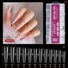 240Pcs/Box Fake Nails Clear Super Long False Nail Acrylic Artificial Nail For Extension Manicure Charms Nail Tips Art Salons