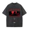 Washed Vintage Anime Hellsing Abraham Van Helsing Vampire Alucard Double Sided Print Tshirts Unisexs s Unisexga Oversized T Shirts