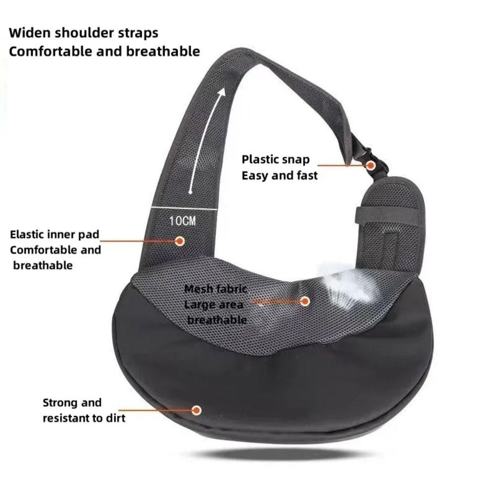 Breathable Pet Backpack Portable Pet Shoulder Bag Anti-suffocation Cat Carrier Bag  Dog